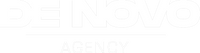 De Novo Agency white logo Organic Spotify Promotion