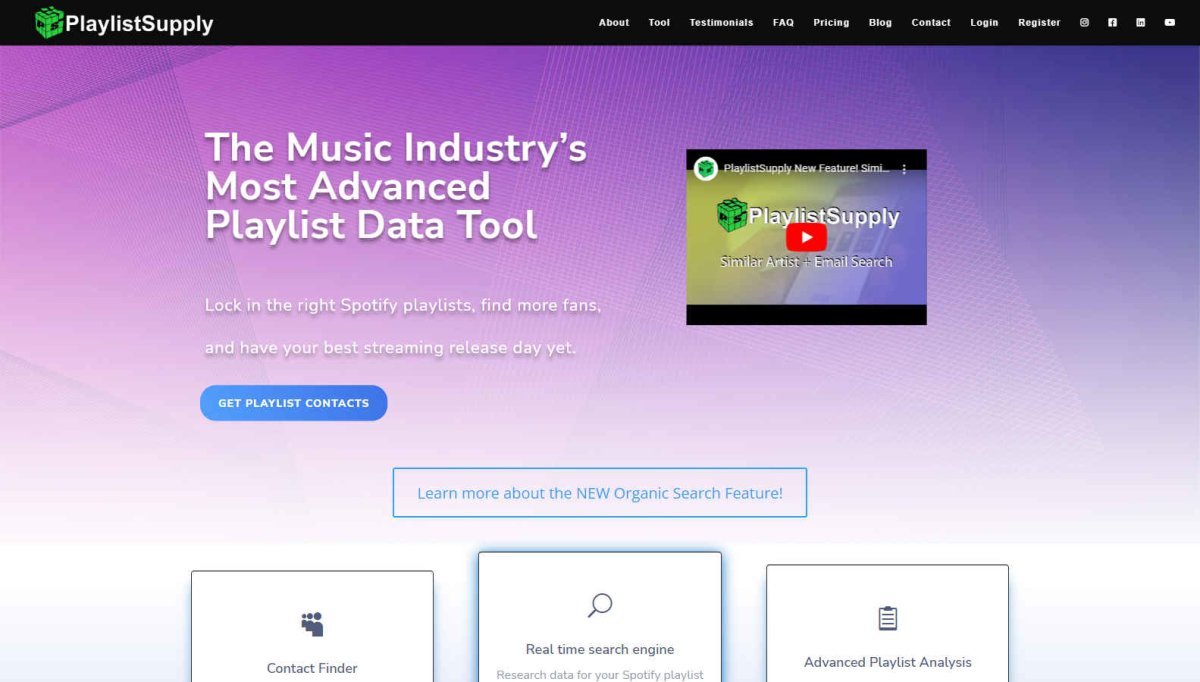 The Best Playlist Data Tool in the Music Industry - De Novo Agency