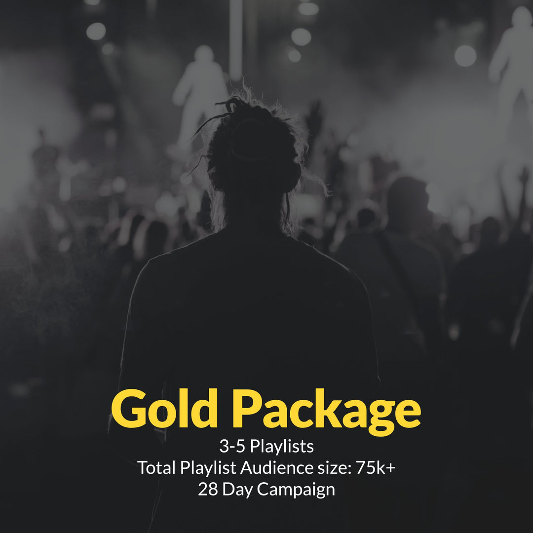 Gold Package - Spotify Playlist Pitching & Placement (~50k total audience size) - De Novo Agency