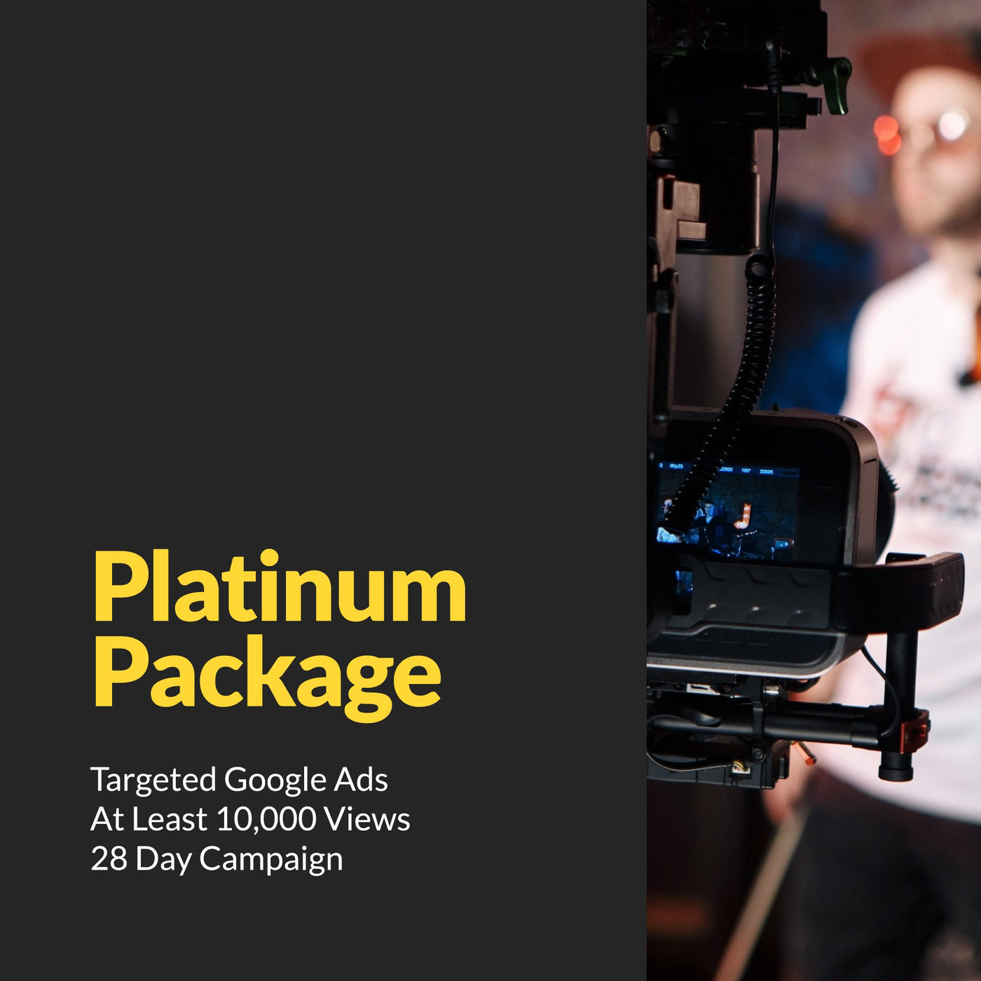 YouTube Advertising Platinum Campaign - De Novo Agency