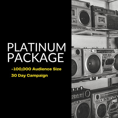 Platinum Package - 30 Day Spotify Playlist Campaign - De Novo Agency