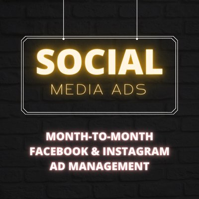 Month-to-Month Social Media Ad Management - De Novo Agency